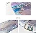 Holographic Fanny Pack Purse Clear Belt Bag Stylish PVC Waist Bag for Women Rave