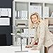 Kavalan [2018 New Version] Portable Laptop Table with Handle, Height & Angle Adjustable Sit and Stand Desk, Bed & Breakfast Table Tray, Foldable Laptop Stand Holder for Sofa, Couch & Floor - Beige