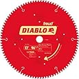 Freud D1296N Diablo 12-Inch 96 Tooth TCG Non-Ferrous Metal and Plastic Cutting Miter Saw Blade with 1-Inch Arbor