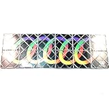 LingAo 12 Panels 5 Rings Master Magic Folding Twisty Puzzle Cube (12 Piece), Black