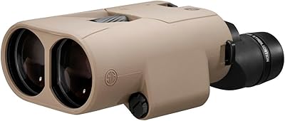 SIG SAUER ZULU6 HDX PRO 14x50mm Waterproof Fogproof Durable FDE Image Stabilized Hunting Binoculars, Multicoated Anti-Glare Lenses, Up to 40 Hours Runtine, Carrying Case & Carrying Strap Included
