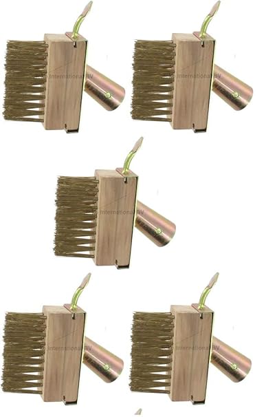 5x Stück Fugenreiniger Stahlbürste Unkraut Fugenbürste Fugenkratzer Unkraut Ihne Stiel Drahtfugenbürste