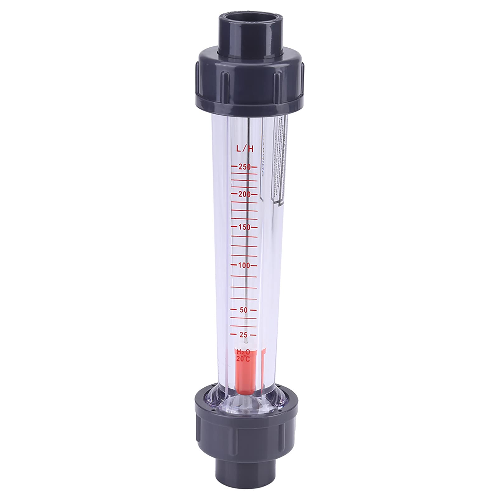 Rotameter 25-250L/H Plastic Tube Type Liquid Water Meter DN15 Flow Meter for Liquid and Mass Measurement