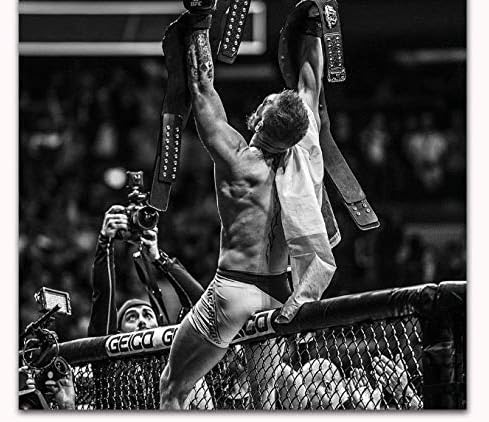 Zahuishile Conor Mcgregor UFC Success Motivational Quote Poster Art Canvas Wall Pictures For Living Room 50x50cm Without frame