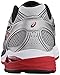 ASICS Men's GEL Flux 3 Running Shoe, Silver/Onyx/Racing Red, 9 M US