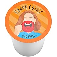 Crave Coffee Single-Cup Coffee for Keurig K-Cup Brewers, Caramel, 40 Count