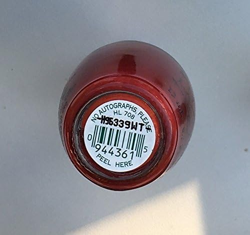 NO AUTOGRAPHS PLEASE HL-708 Nail Polish Lacquer - .5oz 1 Bottle