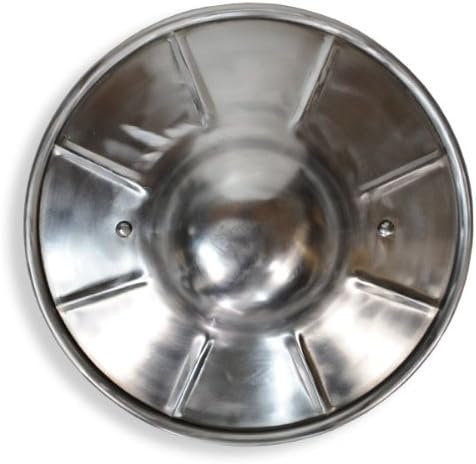 AB0123 Fluted Steel Buckler, 12"
