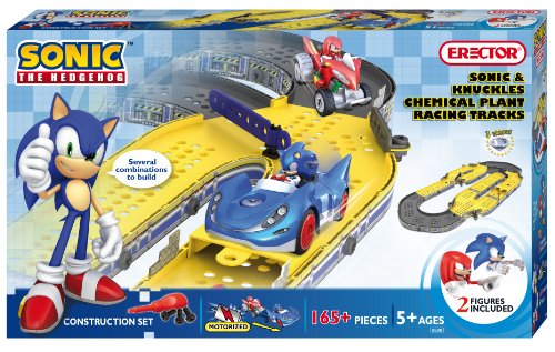 Erector Sonic The Hedgehog Sonic and Knuckles Chemical Plant Construction Playset
