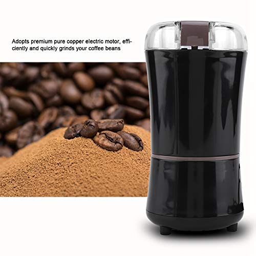 400 W Elektrischer Kaffeemühle für die Brühung von Getreide, mit Klinge aus Edelstahl, transparenter Deckel für Zuhause… – Bild 5