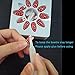 Ejiubas 3 Pcs Jelly Clear Nail Stampers with Rhinestone Cap Sandy Scrapers Nail Stamping Kits DIY Nail Art Tools (C)