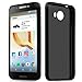 KuGi for Alcatel A30 Plus Case, Scratch Resistant & Anti Slip Grippy Soft TPU Case Tempered Glass Screen Protector for Alcatel A30 Plus(Black)