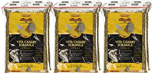 Sun Seed Company Bss59012 6-Case Vita Mix Daily Diets Canary Food, 2.5-Pound
