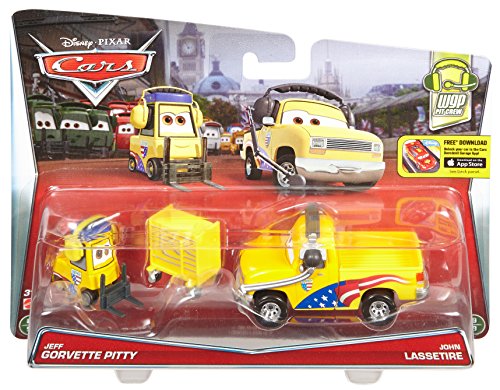 Disney/Pixar Cars Jeff Gorvette's Pitty and Chief John Lassetire Vehicle 2-pack