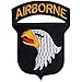 101st Airborne Divisions Screaming Eagle Army Military United States Team Jacket Uniform Patch Sew Iron on Embroidered Badge Sign Costume for Collection with By Botan