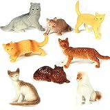 U.S. Toy Assorted Plastic 2" Cat Figure Toys