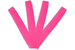 HNZMDY 50 Pcs Archery Arrow Fletching Spiral Wrap Full Length Arrow Feather 7~10" Right Wing and Left Wing for Flu Flu Arrows