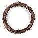 AQUEENLY Grapevine Wreath, 6 PCS Twigs Wreath DIY Vine Wreath Decorations for Front Door Wall Hanging, 7.9 Inches