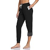 Inno 28" 31" 34" 36" Women's Baby Polar Fleece Lined Jogger Pants Warm Sweatpants Thermal Athletic Lounge