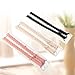 Tinksky Bra Straps Non Slip Adjustable Bra Straps Replacement 3 Pairs Highly Elastic (Black + Skin Color + Red)