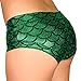 JFEELE Mermaid Shorts Women's Fish Scale Shorts