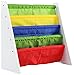 Tot Tutors Kids Book Rack Storage Bookshelf, White/Primary (Summit Collection) primary