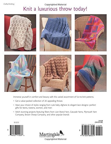 20 Easy Knitted Blankets and Throws: From the Staff at Martingale