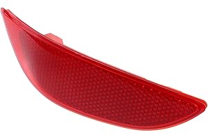 Mtxorvix Rear Left Bumper Reflector Light Cover for Hyundai Accent 2012-2017 92405-1R000 Red