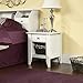 Sauder Shoal Creek Night Stand, Bedside, Bedroom Side Table, L: 20.87