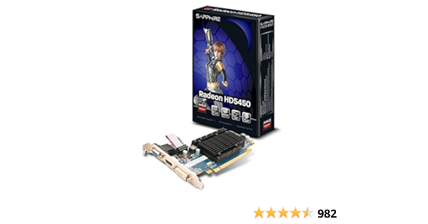 Amazon Com Sapphire Amd Fanless Hd5450 1gb Gddr3 Pci E Hdmi Electronics