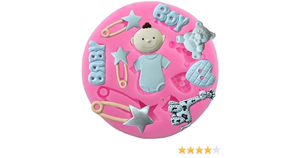 JUNGEN® Molde de Silicona de Pastel Fiesta de Bebe Molde de ...