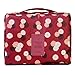 CalorMixs Travel Cosmetic Bag Printed Multifunction Portable Toiletry Bag Cosmetic Makeup Pouch Case Organizer Bathroom Storage Bag for Travel for Women Girls