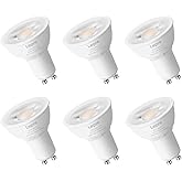 Lepro GU10 LED Bulbs, Dimmable GU10 Light Bulb, 5000K Daylight White Bulbs, 5.5W PAR16 LED Spotlight Bulb, 50W Halogen Equiva