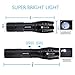 SUNNEST LED Tactical Flashlight - Best High Lumen Handheld LED Flashlights - Waterproof, Zoomable, 5 Modes - Perfect for Camping Biking Hiking Home Emergency or Gift-Giving (Batteries Not Included)