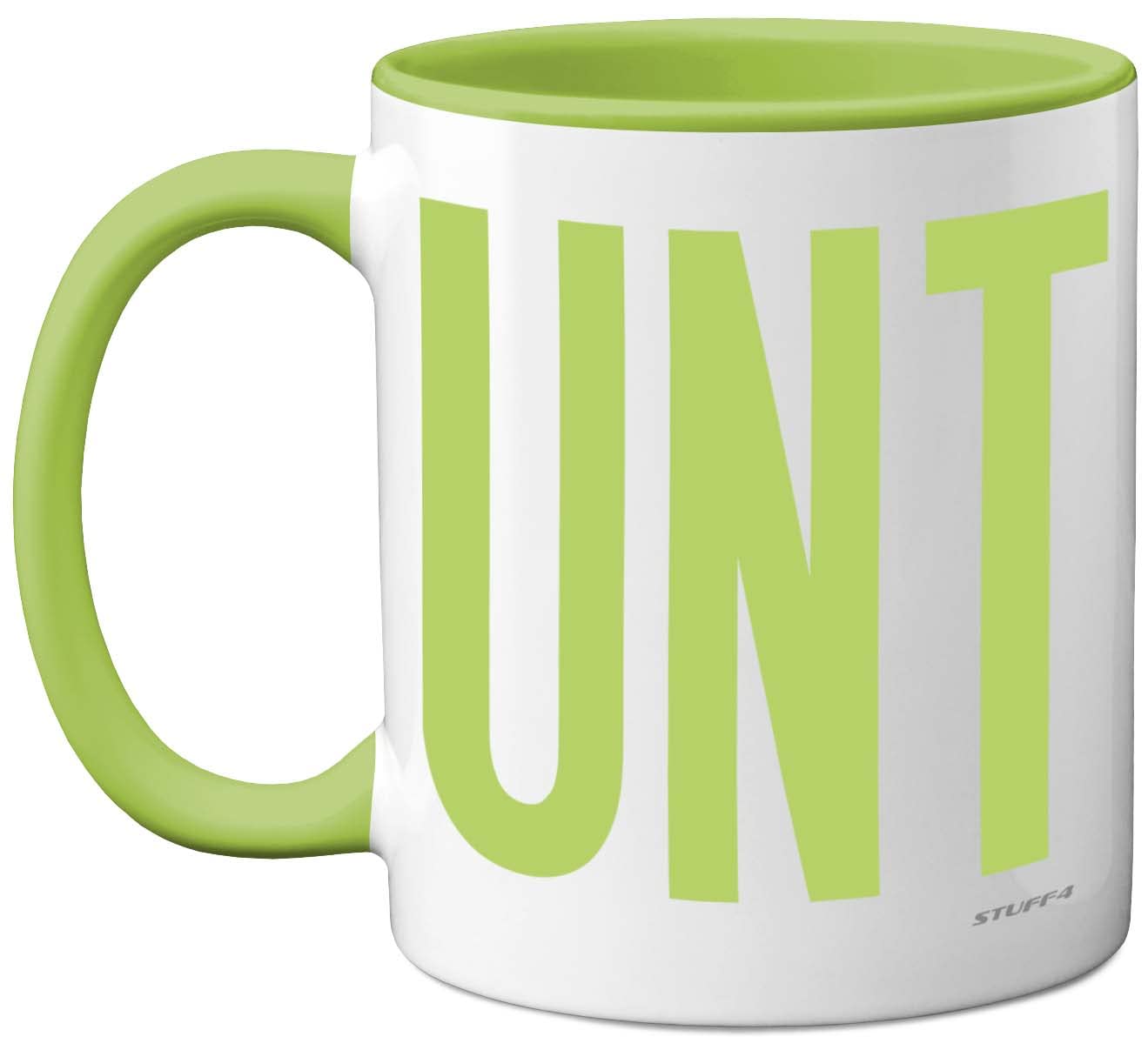 Funny Mugs for Men Women - C UNT Mug - Fun Sarcastic Slogan Gifts for Work Colleagues, C*nt Crude Rude Novelty Joke Gag Humour Birthday Present Friends, 11oz Green Ceramic Dishwasher Safe Mugs