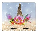Unicorn Gift, Personalized Mouse Pad, Coworker