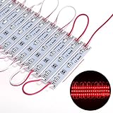 ChiChinLighting® Lucky Red 100pcs (20pcs x 5packs) Samsung 5630 SMD 3p LED Module Waterproof Super Bright LED Modules Sign LED Light 12V Red