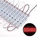 ChiChinLighting 100 Pieces (20 pcs x 5 Packs) - 12 Volt LED Module - SMD LED Chip - Color: Lucky Red LED Strips - Super Bright - IP65 Waterproof