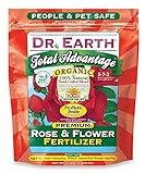 Dr. Earth 702P Organic 3 Rose & Flower Fertilizer in Poly Bag, 4-Pound