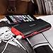 Yoobao Portable Charger with Built in Cables,10000mAh Power Bank Fast Charging 20W PD,3 Outputs and LED Display,External Battery Pack Cell Phone Charger Battery Portable, Black-red