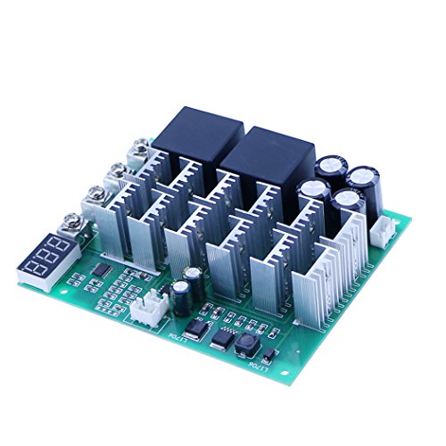 DC Motor Speed Governor Adjustable Reversible Switch Motor Drive 12V 24V 48V 60A with Digital Scale Tachometer