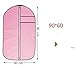 Longteng Century Focus Breathable 5 Pack of Breathable Garment Bag Clothes Covers- 2pcs Large Size/ 3pcs Medium Size