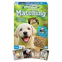 Wonder Forge Baby Animals Matching Game for Boys & Girls Age 3 to 5 - A Fun & Fast Animal Memory Game
