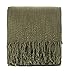Fennco Styles Woven Classic Chunky Yarn Fringe Throw Blanket - 50