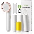 Miniwell Vitamin C Shower Head L751 with Replacement Filters - Hard Water Softener for Dry Skin & Hair Loss - Universal System with SPA Effect