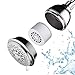 AquaCare By HotelSpa Filtered Shower Head Large 4 Inch Chrome Face 6 Setting Showerhead with Enriched KDF Shower Filter Cartridge Inside. Enjoy Spa Luxury PLUS Better Shower Water!