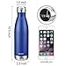 vanpo Vacuum Insulated Water Bottle Double Wall Stainless Steel Cola Shape Bottle 17OZ Keeps Drinks Cold for 12 Hours & Hot for 8 Hours,NO Sweating