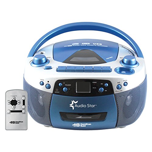 HamiltonBuhl AudioStar Optima - 6 Station Listening Center with USB, CD, Cassette and Radio Boombox - Thumbnail 2