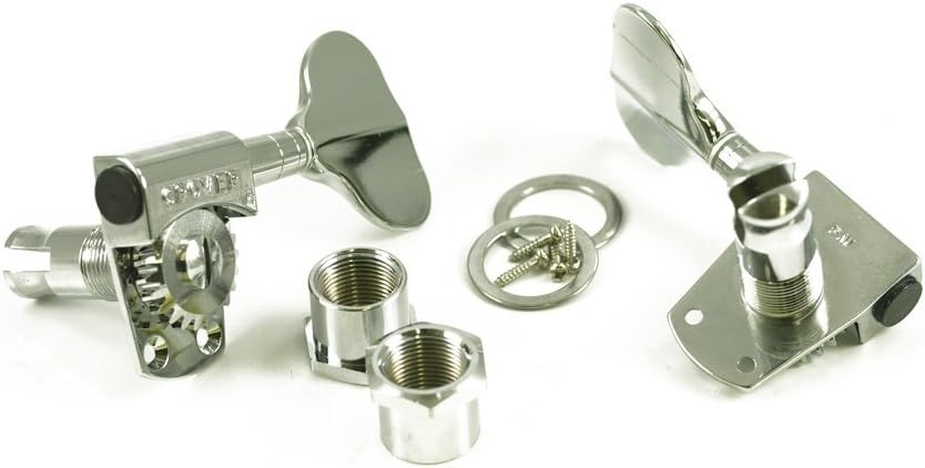 Grover Titan Bass Tuners 4 In Line Chrome