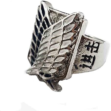 Cosplay Ring Attack on Titan Wing Freedom Corps Ring Gift Idea